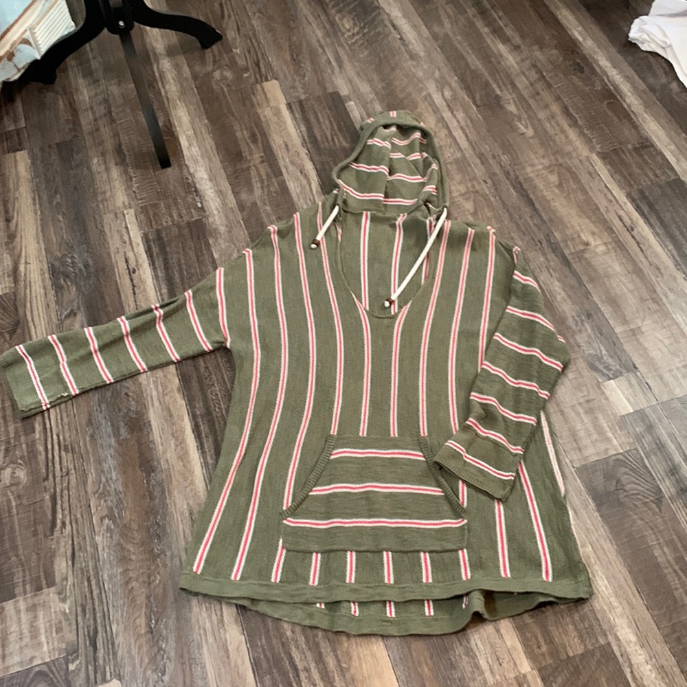 Vintage Hooded Hippie Sweater